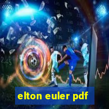 elton euler pdf